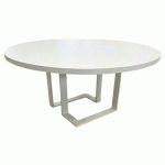 TABLE DE RÉUNION RECONDITIONNÉE 150X150X71 CM