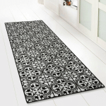 KARAT - TAPIS DE COULOIR WEXFORD ANTIDÉRAPANT 80 X 250 CM - NOIR