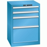 ARMOIRE BLEU CLAIR 564X572X800 AVEC 4 TIR. 75KG _ 78.289.010 - LISTA