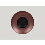 ASSIETTE EXTRA CREUSE ROND NOIR PORCELAINE Ø 26 CM METAL FUSION RAK