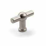 BOUTON DE MEUBLE RÉTRO ALTEDO - L 50 MM - H 37 MM - INOX BROSSÉ HETTICH