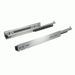 COULISSES QUADRO V6 SILENT À ENFICHAGE - CHARGE 30 KG - SORTIE TOTALE - L 500 MM HETTICH