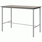 MANGE-DEB MALIBU 160X80 4P STR ANTIB ACACIA/NOIR GRIS 9006 - MANUTAN EXPERT