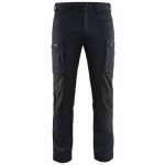 PANTALON DE TRAVAIL SERVICES STRETCH MARINE FONCÉ/NOIR TAILLE 40 - BLAKLADER