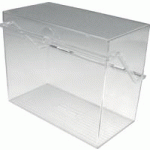 PETITE BOÎTE À FICHES 'THE INDEX' A6 PAYSAGE, GRIS - LOT DE 3