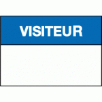 BADGES ADHÉSIFS VISITEURS