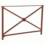 BARRIÈRE HÉRITAGE ROSACE 1.50 M - ASPECT CORTEN - PROCITY