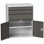 BOTT 1 ARMOIRE À TIROIRS VERSO - 1000MM - 3 TIROIRS - BOTT