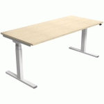 BUREAU ÉLECTRIQUE ERGONOMIQUE 180 CM ERABLE - ROBBERECHTS