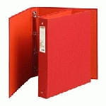 CLASSEUR 4 ANNEAUX EXACOMPTA FOREVER CARTON RECYCLÉ DOS 3,5 CM ROUGE / ORANGE 26 X 32 CM