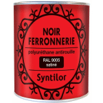SYNTILOR - FERRONNERIE NOIR RAL 9005 FINITION : SATIN 750 ML