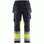 PANTALON DE TRAVAIL MULTINORMES INHÉRENT STRETCH FLUORESCENT TAILLE 56 - BLAKLADER