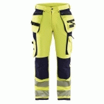 PANTALON STRETCH 4D HAUTE-VISIBILITÉ TAILLE 50L - BLAKLADER