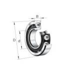 ROULEMENT A BILLES 7210B.TVP A CONTACT OBLIQUE FAG