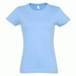 TEE-SHIRT PERSONNALISABLE ACTIVE 190 G FEMME CIEL