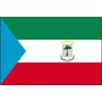 DRAPEAU GUINÉE EQUATORIALE : DIMENSIONS - 150 X 225 CM
