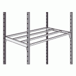 LOT 2 TABLETTES INDUSTRI ECO/ PRO L 125 X P 60 CM