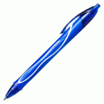 LOT DE 2 - STYLO ROLLER BIC GELOCITY QUICK DRY POINTE 0,7 MM - ÉCRITURE MOYENNE BLEU
