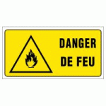 PANNEAU DANGER DE FEU