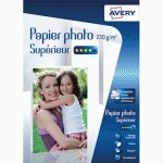 PAPIER PHOTO AVERY - BRILLANT - A4 - JET D'ENCRE - 230G - 35 FEUILLES
