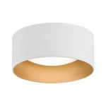 EULUNA MOSS PLAFONNIER, BLANC/DORÉ