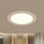 PRIOS LAMPE ENCASTRABLE LED RIDA, 3 PIÈCES, BLANC, 23 CM, 25W, CCT, IP44