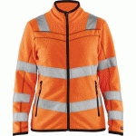 VESTE MICROPOLAIRE HAUTE VISIBILITÉ FEMME TAILLE XXXL - BLAKLADER