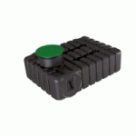 CUVE NUE DE STOCKAGE D'EAU DE PLUIE EXTRA-PLATE -7500 L