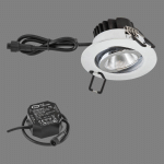 EVN PC65 LUMINAIRE EXTÉRIEUR ROND, 3000K CHROME