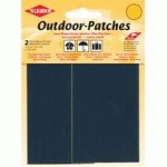 LOT DE 5 - PATCH D'EXTÉRIEUR, AUTOCOLLANT, 65 X 120 MM, JAUNE