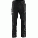 PANTALON DE TRAVAIL SERVICES STRETCH NOIR/GRIS FONCÉ TAILLE 54 - BLAKLADER