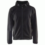 SWEAT ZIPPÉ À CAPUCHE NOIR/GRIS FONCÉ TAILLE M - BLAKLADER