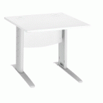 BUREAU DROIT EXCELLENS L 80 CM BLANC PIÉTEMENT 