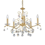 AUSTROLUX LUSTRE CARMEN II, VERRE, DORÉ, 65 CM