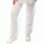 LOT DE 15 - PANTALON À USAGE UNIQUE, EN PP NON TISSÉ, BLANC, XL