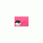 LOT DE 2 - PAQUET DE 20 ENVELOPPES POLLEN 75X100MM 120G/M² - ROSE FUCHSIA