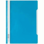 LOT DE 50 - CHEMISE DE PRÉSENTATION À LAMELLES DURABLE 22,8 X 31 CM GRIS