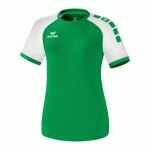 MAILLOT DE FOOT FEMME - ERIMA - ZENARI 30 ÉMERAUDE/BLANC