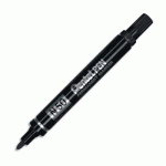 MARQUEUR PERMANENT PENTEL N 50 - POINTE OGIVE NOIR - LOT DE 2