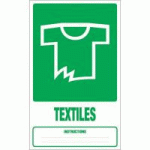 PANNEAU DÉCHETS TEXTILES