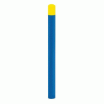 POTELET CARREFOUR ÉCOLE Ø76 MM - BLEU 5010/JAUNE1021 - PROCITY