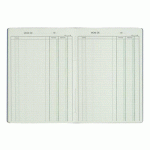 REGISTRE PIQÛRE RECETTES - DÉPENSES 2 COLONNES LE DAUPHIN 3931 - 21 X 29,7 CM 80 PAGES