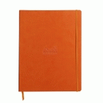 RHODIARAMA CAHIER SOUPLE A4+ 160 PAGES LIGNÉ PAPIER IVOIRE 90G - TANGERINE