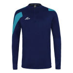 SWEAT 1/2 ZIP ACTION ENFANT - ELDERA - MARINE/TURQUOISE