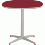 TABLE BASSE TAMARIS 80 X 80 PL.ROUGE/SABLE PIET.SABLE/ROUGE
