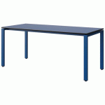 TABLE MALIBU 180X80 T6 SOUDÉ STRA BLEU U525/NOIR BLEU 5005 - MANUTAN EXPERT