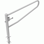 BARRIÈRE ARRONDI PIVOTANTE BÉTONNER SERRURE PROFILÉ-2000MM - SCHAKE