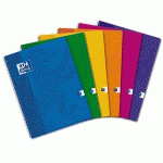 CAHIER OXFORD CLASSIQUE - 24 X 32 CM - RELIURE SPIRALES -PETITS CARREAUX - 100 PAGES - 90 G
