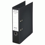 CLASSEUR A LEVIER CHROMOS PLUS - DOS 8 CM - PLASTIFIE INTERIEUR ET EXTERIEUR - NOIR
