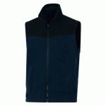 DELTAPLUS GILET DE SÉCURITÉ HAUTE VISIBILITÉ GILLI - HOMME - À ZIP - NOIR